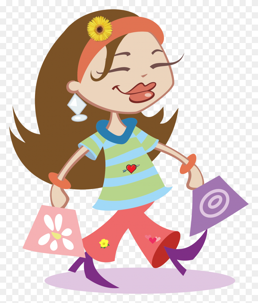 1995x2369 Clipart Girl Excited Winging - Girl Laughing Clipart
