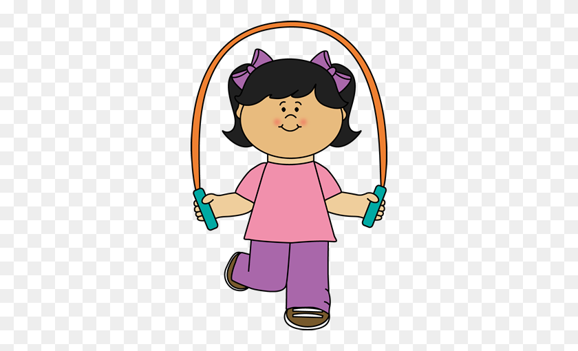 286x450 Clipart Niña Saltando La Cuerda Jugando A Saltar Clipart Image - Treehouse Clipart