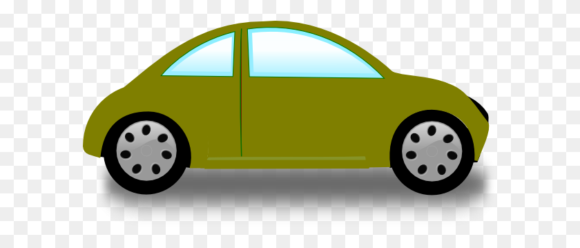 600x299 Clipart Grey Car Green Clip Art At Clker Com Vector Online - Car On Road Clipart