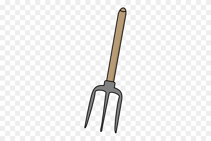 167x500 Clipart Hay Fork - Fork Clipart