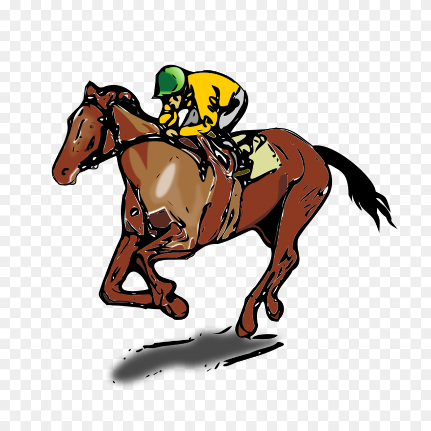 800x800 Clipart Horse Race - Cartoon Horse Clipart