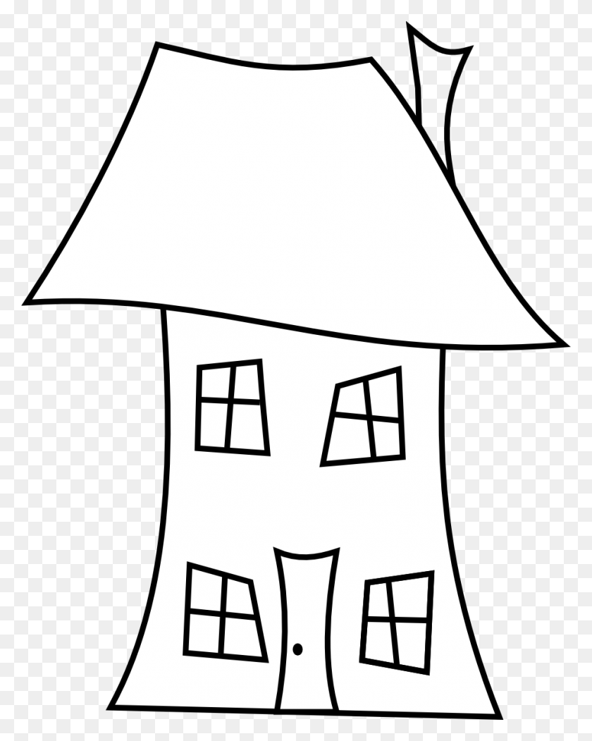 950x1207 Clipart House Line Drawing Winging - The White House Clipart