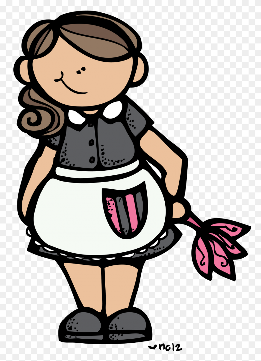 1131x1600 Clipart Housekeeper - Naughty Clipart