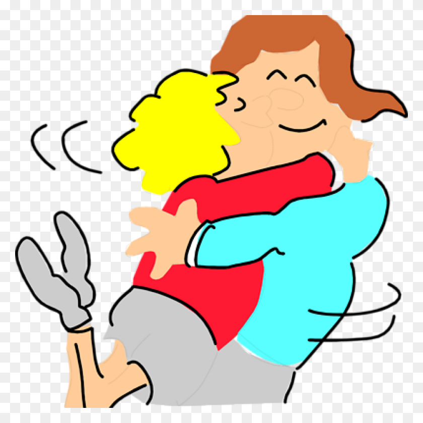 1024x1024 Clipart Hugs Friends Free Clipart Download - Two Friends Clipart