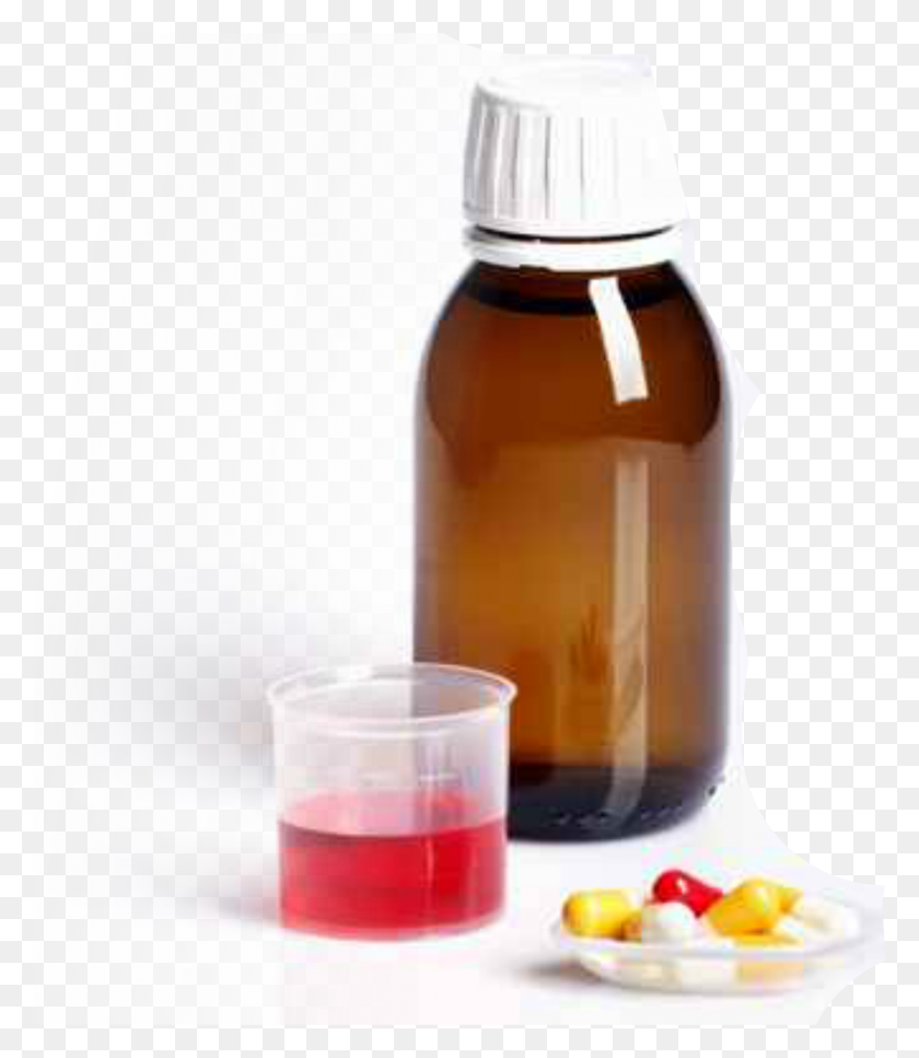 1402x1632 Clipart Hydrocodone Drug Cold Medicine Glass Bottle Png - Pill Bottle PNG