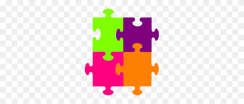 255x299 Clipart Jigsaw Puzzle - Crossword Puzzle Clipart