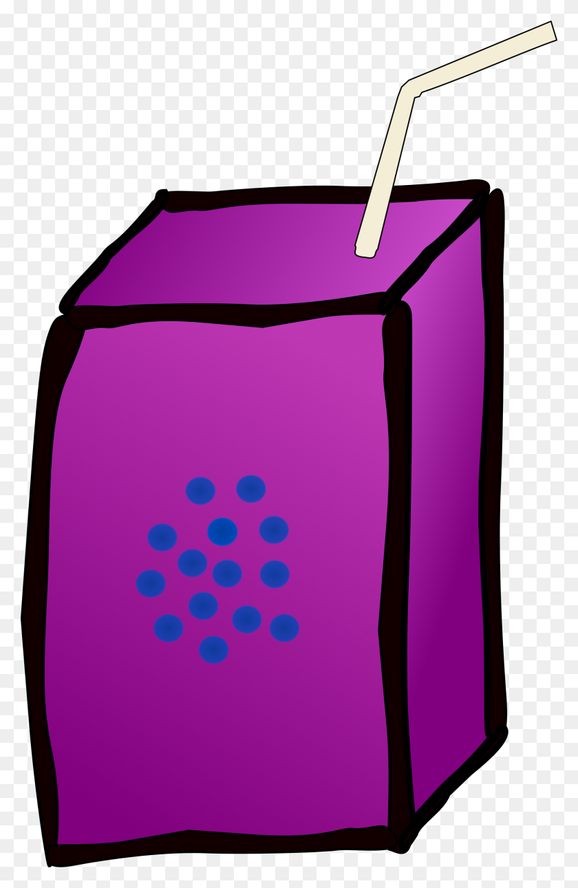 1520x2400 Клипарт Коробка Сока Виноград - Фиолетовый Виноград Клипарт