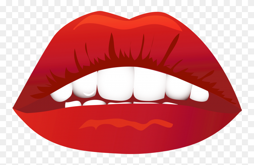 3000x1867 Clipart Kiss Lips - Crater Clipart