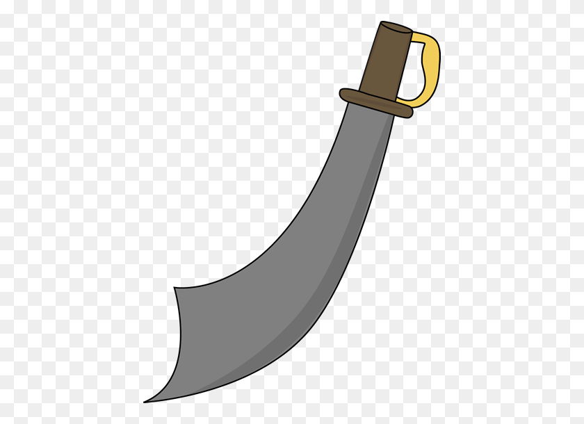 428x550 Clipart Knife Sword - Crossed Axes Clipart