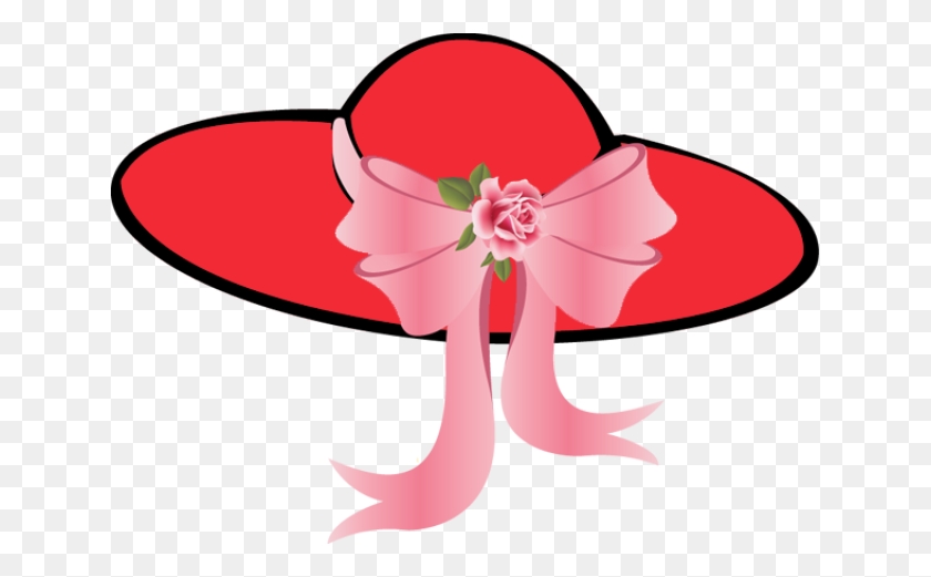 639x461 Clipart Sombrero De Mujer Flores - Clipart De Moda Gratis