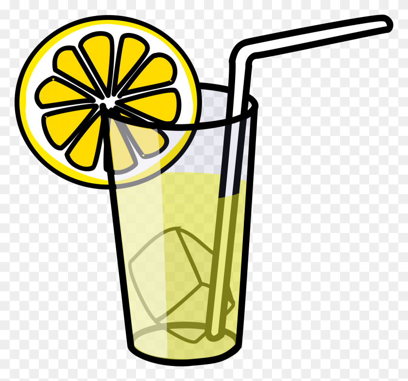 2400x2232 Clipart Lemon Juice Of And Slices Orange Search - Cot Clipart