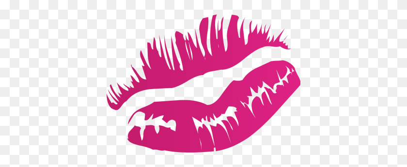 400x285 Clipart Lips - Pink Lips Clipart