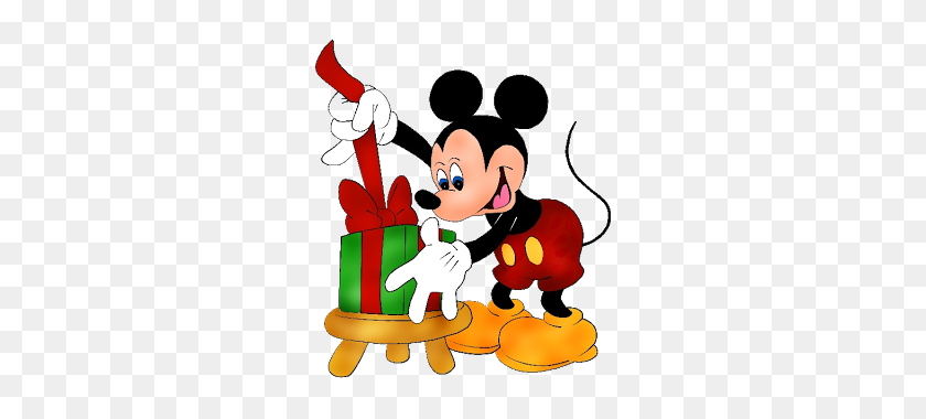 320x320 Clipart Mickey Mouse Christmas - Mickey Christmas Clipart