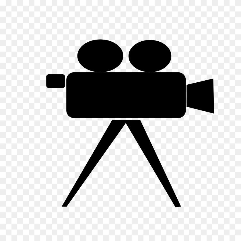 2427x2427 Clipart Movie Camera - Movie Clipart Black And White