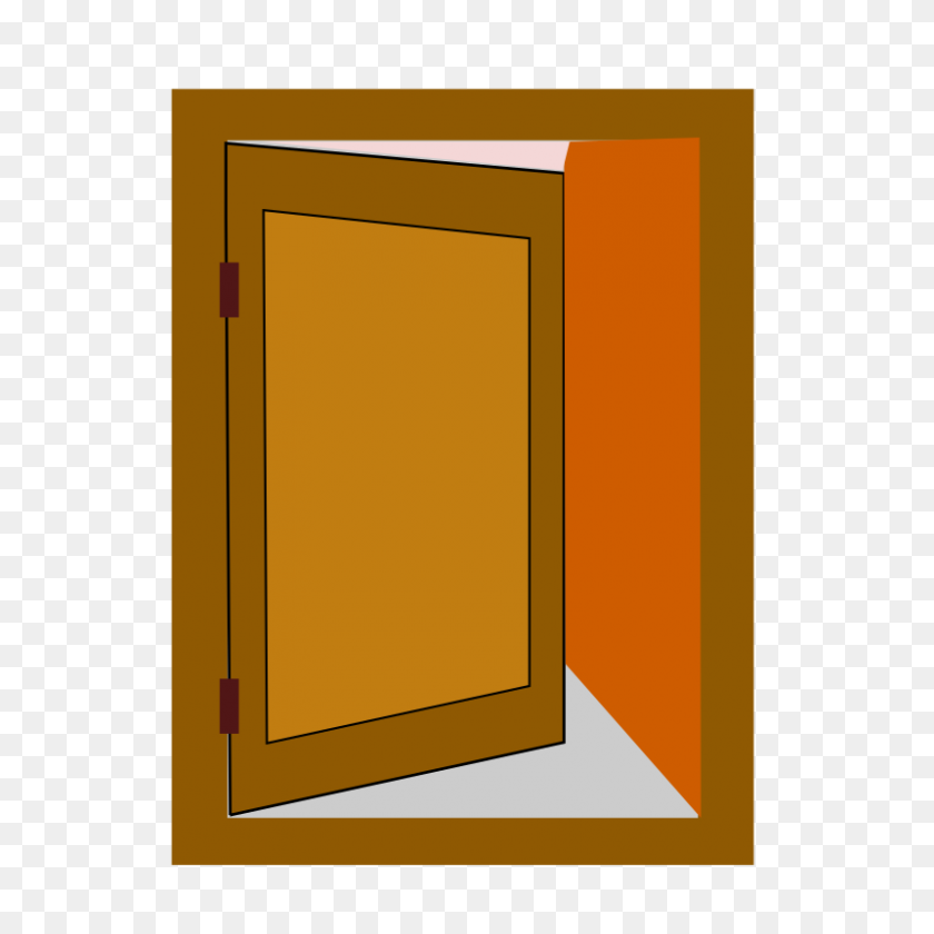 800x800 Clipart Netalloy Door, Large Cartoon Door - Front Door Clipart