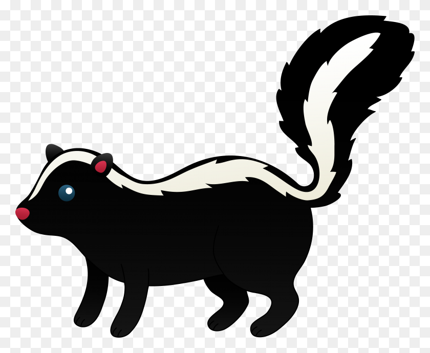 8713x7042 Clipart Of A Skunk Clipart Of A Skunk Images - My Little Pony Clipart Blanco Y Negro
