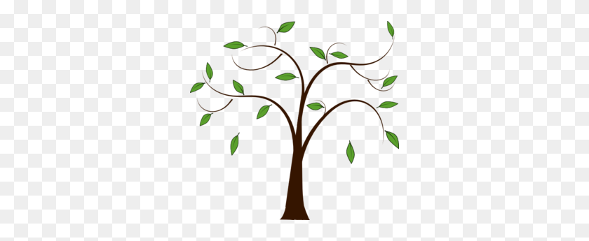 298x285 Clipart Of A Tree With Leaves Clip Art Images - Thanks A Latte Clipart