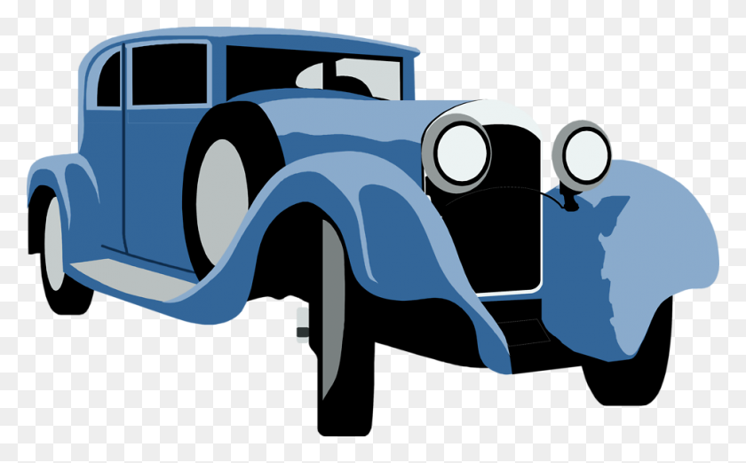 958x568 Clipart Of Classic And Antique Automobiles - Morse Code Clipart