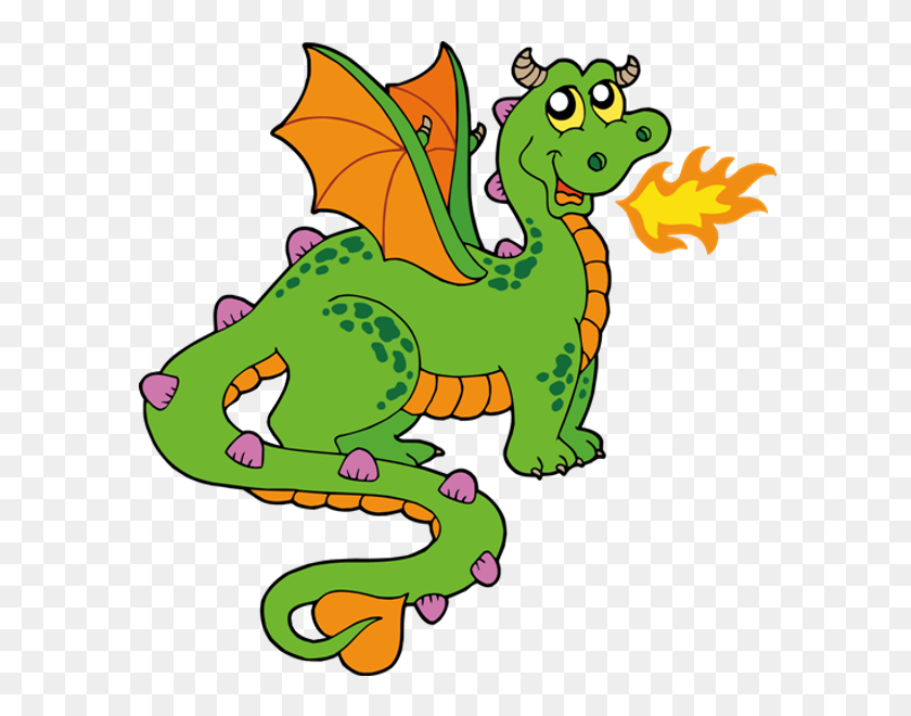 600x600 Clipart Of Dragons Flying Dragon Clipart At Getdrawings Free - Fire Clipart Transparent