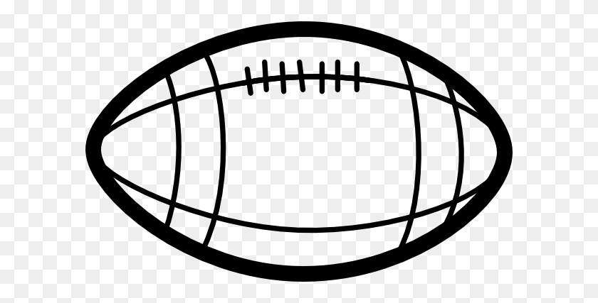 600x367 Clipart Of Football Clipart Images - Football Ball Clipart