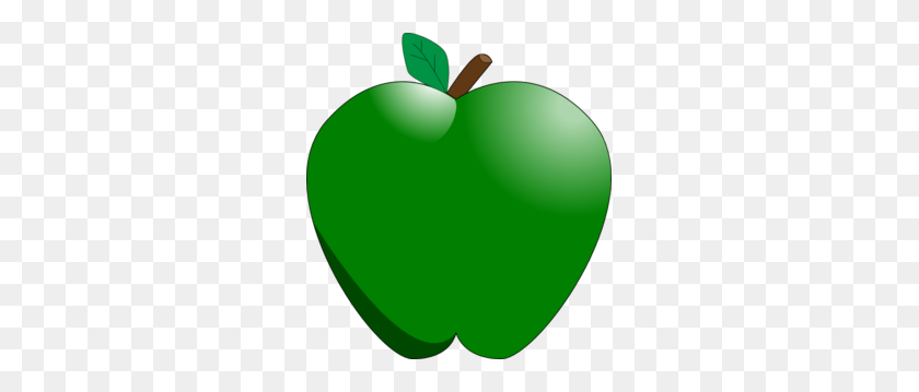 279x299 Clipart Of Green Apple Clip Art Images - Bitten Apple Clipart