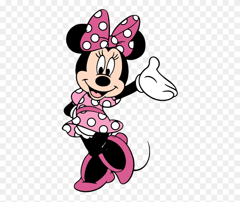 411x645 Clipart Of Minnie Mouse Clip Art Images - Minnie Head Clipart