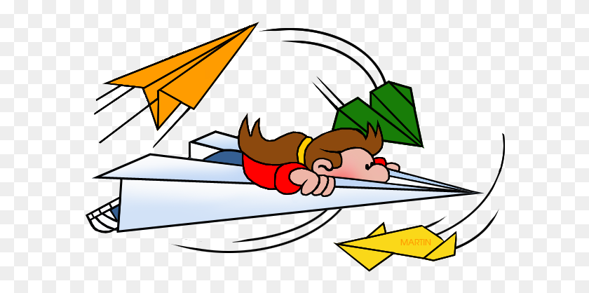 600x358 Clipart Of Paper Airplanes Science Clip Art - Paper Airplane Clipart