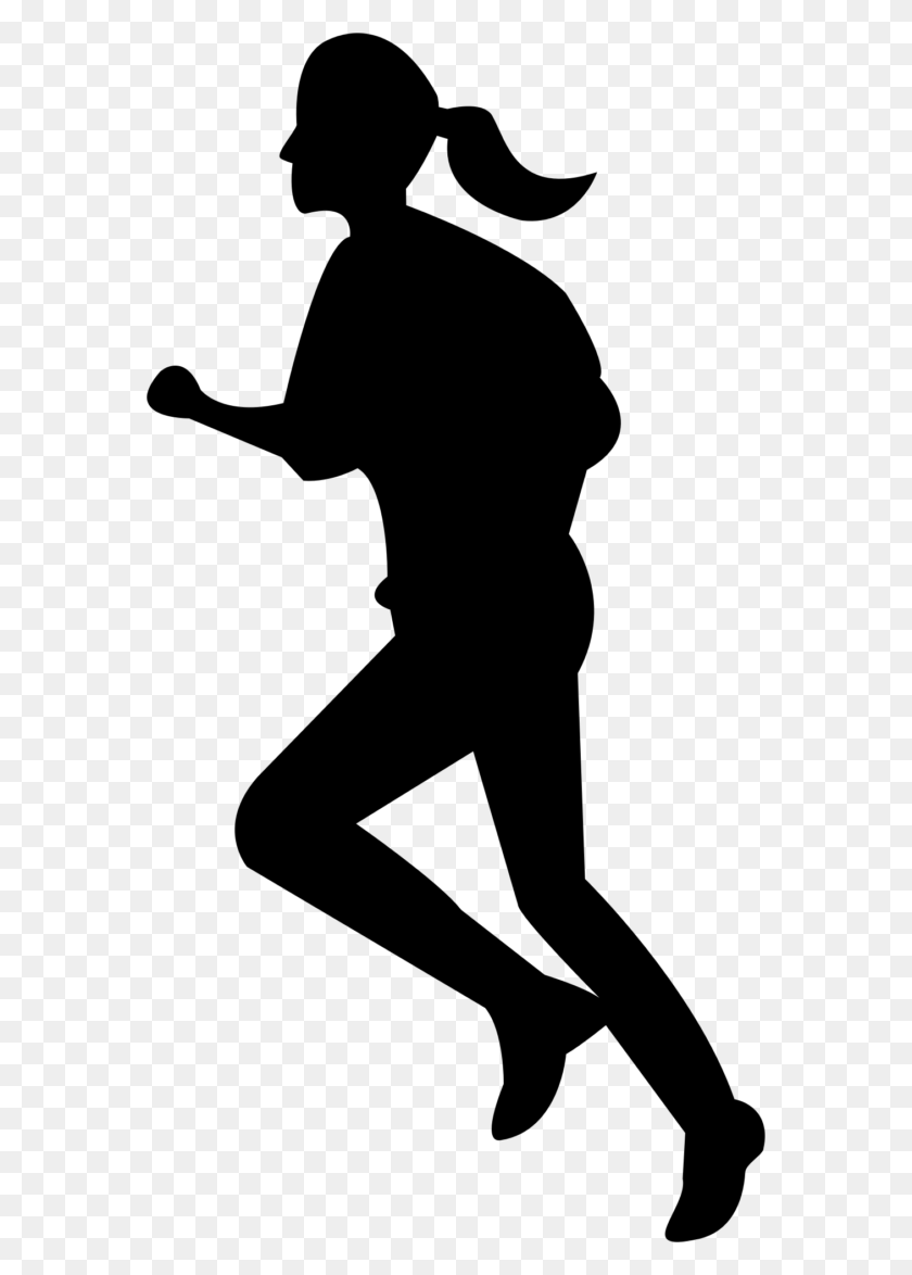 570x1114 Clipart Of Someone Running - Person Running PNG