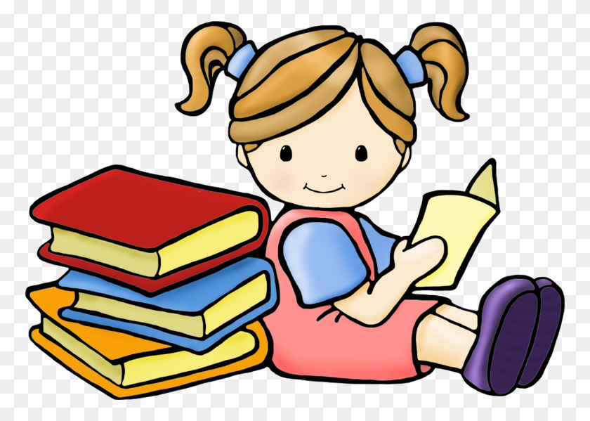 768x539 Clipart Of Students Reading Clipart - Sharing Toys Clipart