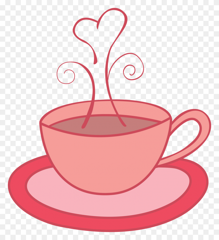 1580x1743 Clipart Of Tea Cups - Water Cup Clipart