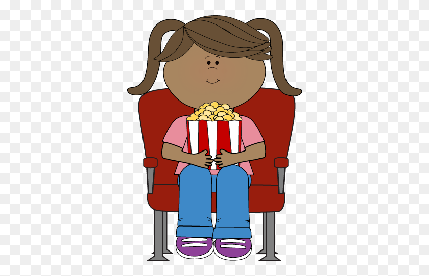 342x481 Clipart Of Woman Watching Movies And Drinking Coffee - Woman Walking Clipart