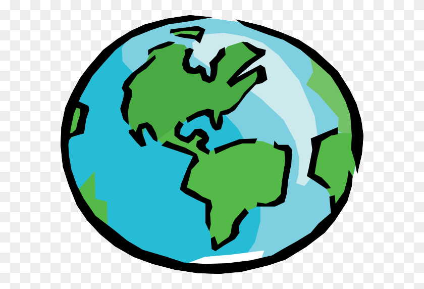600x512 Clipart Of World - Free Map Clipart