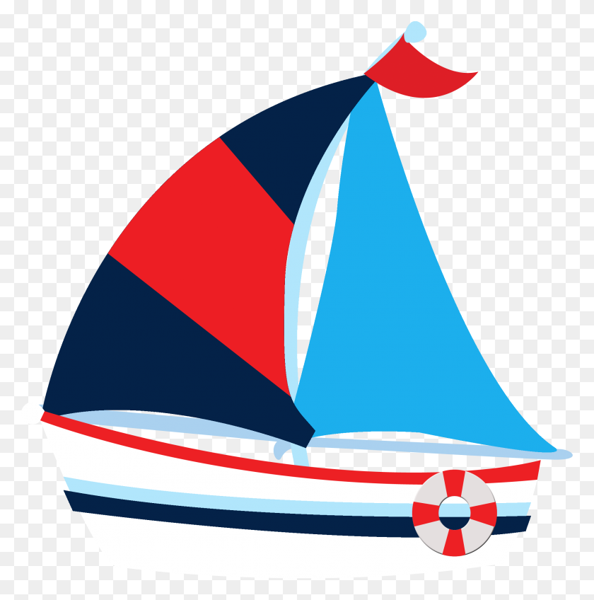 2177x2202 Clipart Of Yacht Winging - Sailing Ship Clip Art