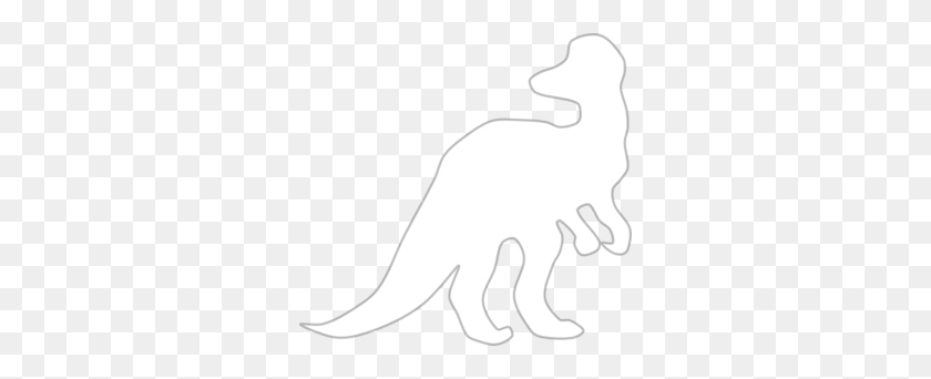 300x282 Clipart Outline Of Dinosaur - Dinosaur Skeleton Clipart