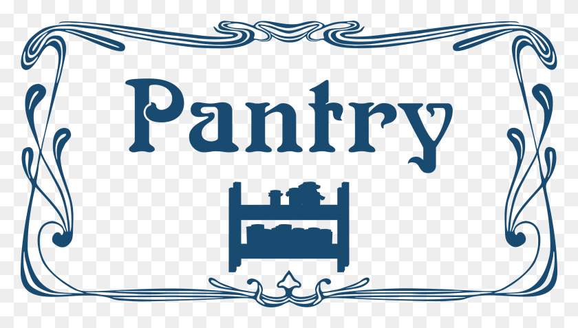 2400x1285 Clipart Pantry Door Sign, Signs For Pantry Door - Wooden Sign Clipart