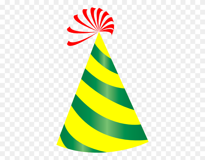 378x596 Clipart Party Hat - Clipart De Fiesta De Cumpleaños Gratis