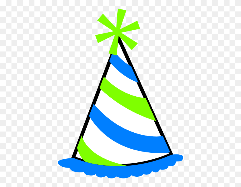 438x594 Clipart Party Hat - Happy Birthday Clipart