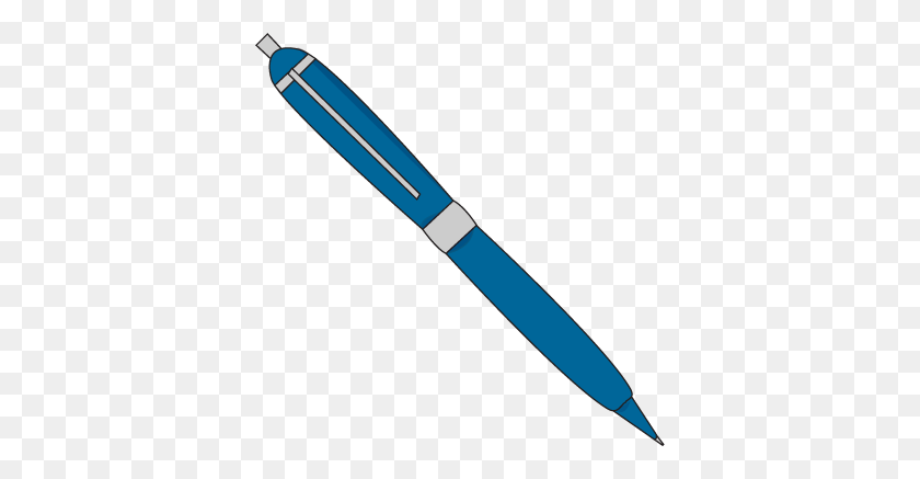 374x377 Клипарт Pen Look At Pen Clip Art Images - Ink Pen Clipart