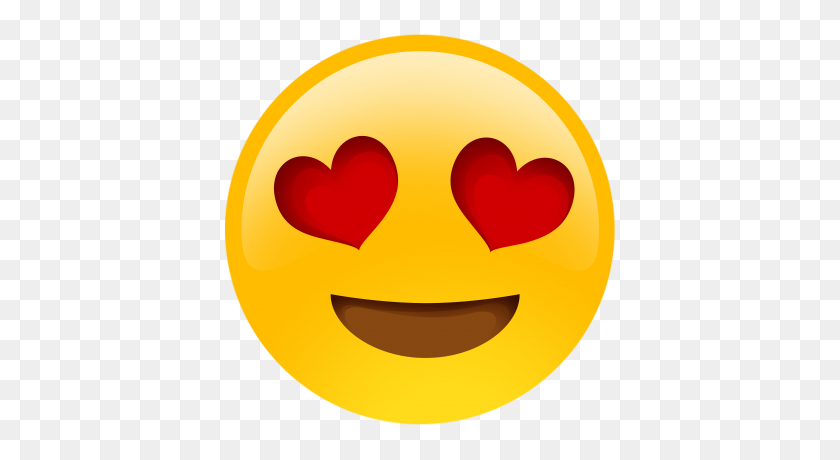 400x400 Клипарт Фото Сердце Emoji - Желтое Сердце Emoji Png