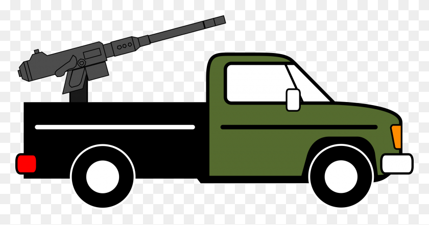 2400x1174 Clipart Pick Up Car Blanco Pickup Truck Clipart Free - Truck Clipart