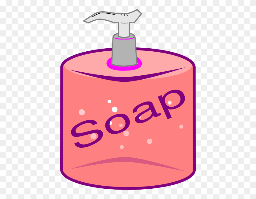 444x595 Clipart Picture Of Soap Clip Art Images - Pink Baby Bottle Clipart