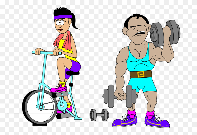 958x632 Clipart Pictures Of A Man Working Out - Fat Guy Clipart