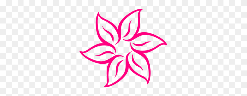 Клипарт Pink Flower - Розовый Цветок Клипарт