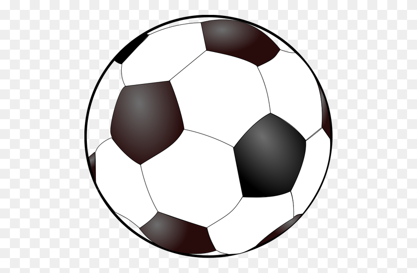 500x490 Clipart Playing Soccer - Team Player Clipart