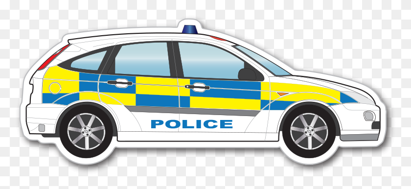 778x326 Clipart Police Car - Police Car PNG