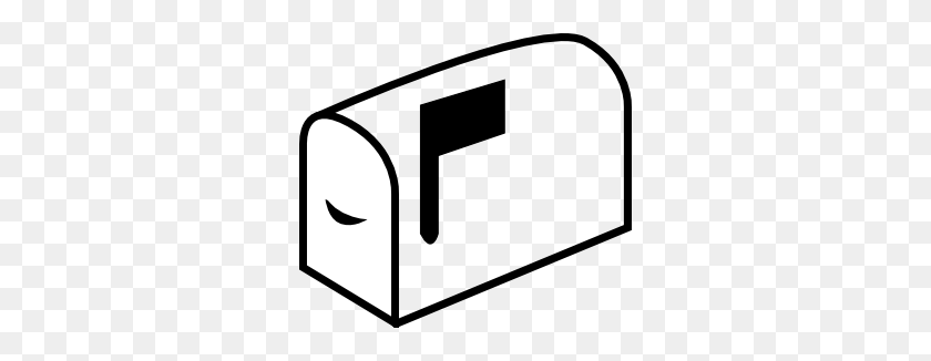 300x266 Clipart Post Office Box Clip Art Images - Office Clipart Black And White