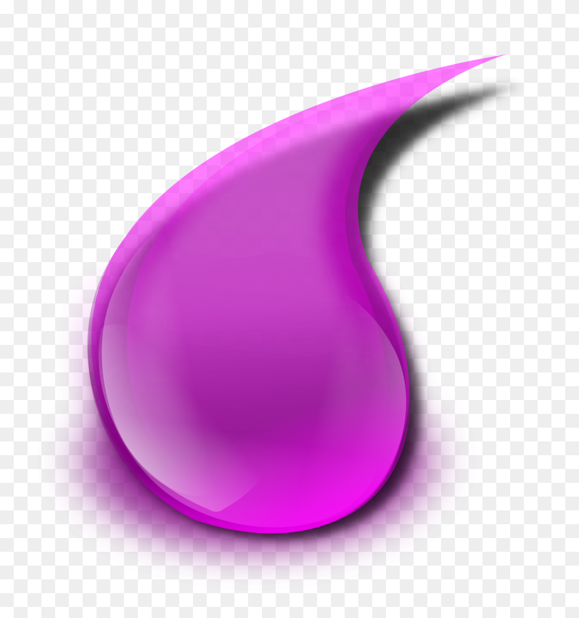 2239x2400 Clipart Purple Slime Drop Png - Slime PNG