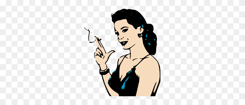 261x300 Clipart Quit Smoking - Cigarette Smoke Clipart