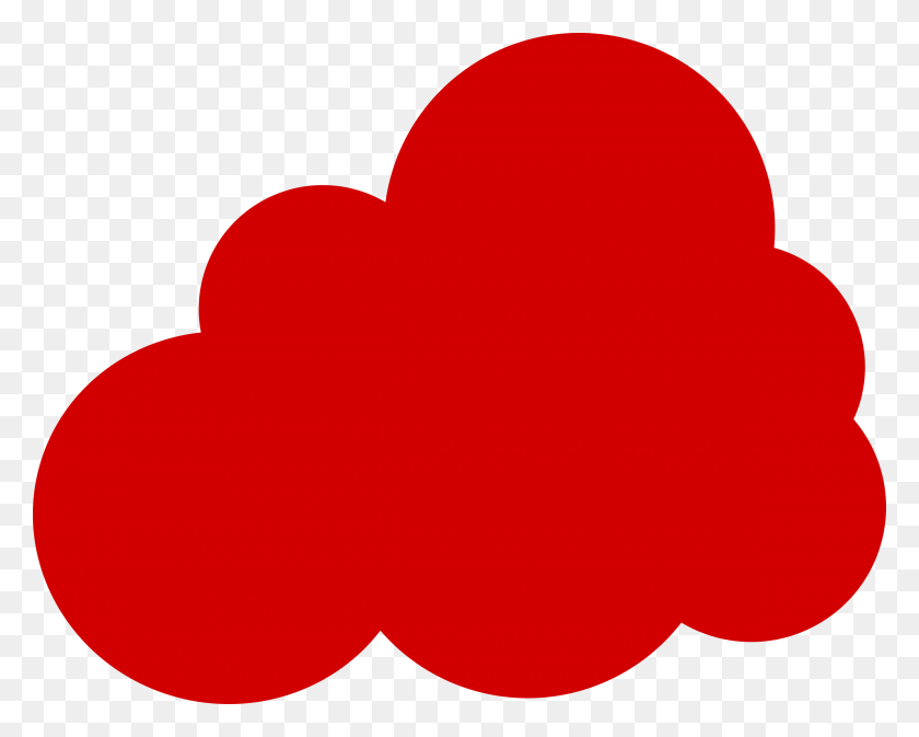 2400x1889 Clipart Red Cloud Inside Cloud Clipart - Snow Cloud Clipart