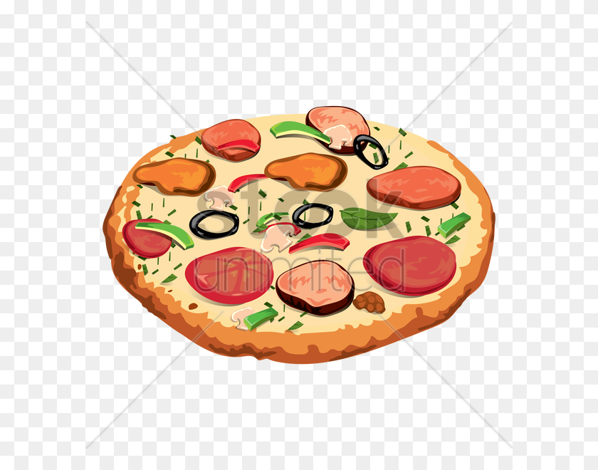 600x600 Clipart Resolution - Pepperoni Pizza Clipart